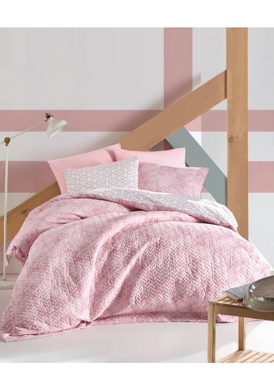 Cotton Box Minimal Ranforce Çift Kişilik Complete Set Best Pembe