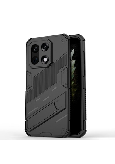 Microcase Oneplus 15 Matrix Serisi Armor Standlı Perfect Koruma Kılıf - Siyah Al3416 Siyah