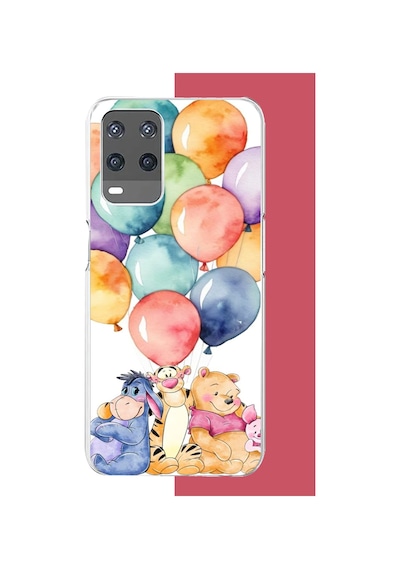 Oppo A54 Uyumlu Winnie The Pooh.jpeg Baskılı Silikon Kılıf Renkli