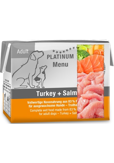 Platinum Hindili Ve Somonlu Yaş Köpek Maması 90gr