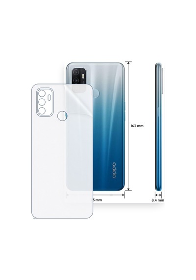 Schitec Oppo A53s Uyumlu Arka Yüzey Hidrojel Koruyucu Film