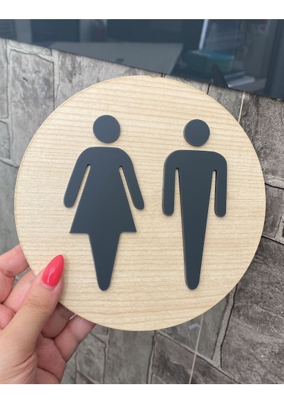 Akçaağaç Serisi Wc Yönlendirme Levhası
