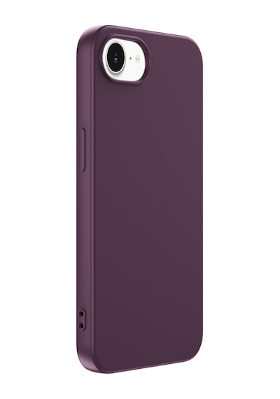 Apple Uyumlu iPhone 16e Kılıf Yumuşak Silikon Kamera Korumalı Lansman Cherena Siyah