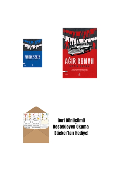Fındık Sekiz + Ağır Roman + Okuma Sticker'ları