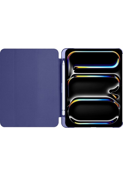 Apple Uyumlu iPad Pro 12.9 3./4./5./6. Nesil M2 Kılıf Flip Cover Kalem Bölmeli Pc Case 2018-2023