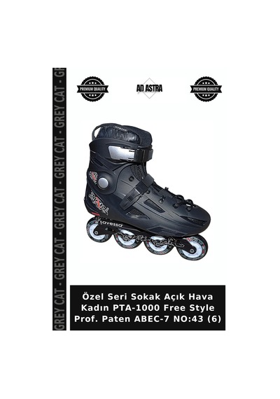 Özel Seri Sokak Açık Hava Kadın Pta-1000 Free Style Prof. Paten Abec-7 No:43 6 Çok Renkli