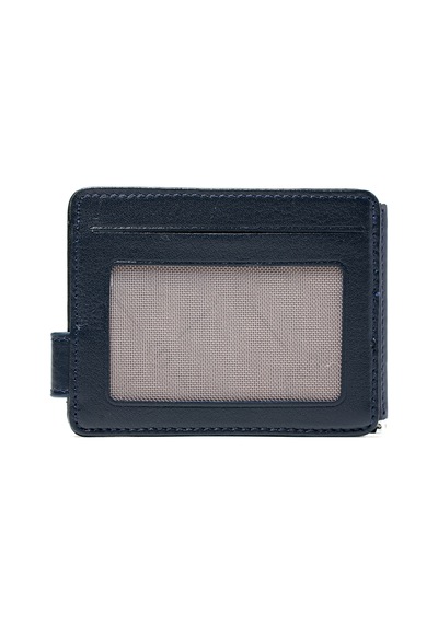 Lacivert Cüzdan & Kartlık Unisex 711 Grande Deri Cüzdan Kartlık