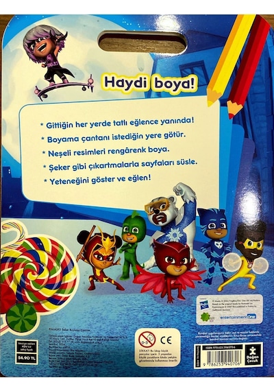 PJMASK ŞEKER BOYAMA ÇANTAM