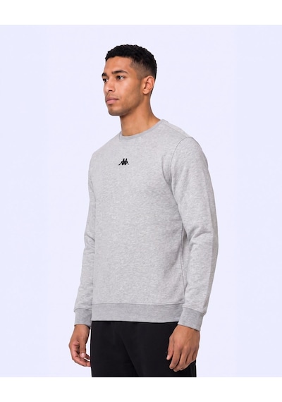 Kappa Carlo Erkek Gri Regular Sweatshirt