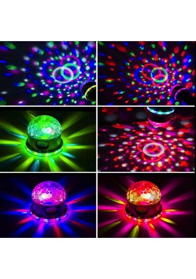 Süper Parlak Ses Kontrollü Kristal Led 10watt Gece Lambası Beyaz