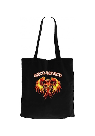 Amon Amarth Phoneix Siyah Kanvas Bez Çanta Siyah