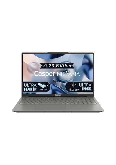 Casper Nirvana X600.7430-BV00X-G-F R5-7430U 16 GB 500 GB NVMe SSD 15.6" Dos Dizüstü Bilgisayar