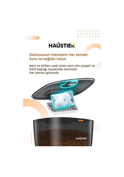 Qq029-dual Kameralı 1080p Gece Görüş, Akıllı Otomatik Kedi Mama Kabı, 2.4ghz/5ghz, 4lt, Metal Kase