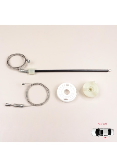 Bmw X3 F25 2010-2014 Makyajsız İçin Arka Sol Kapı Cam Kriko Seti