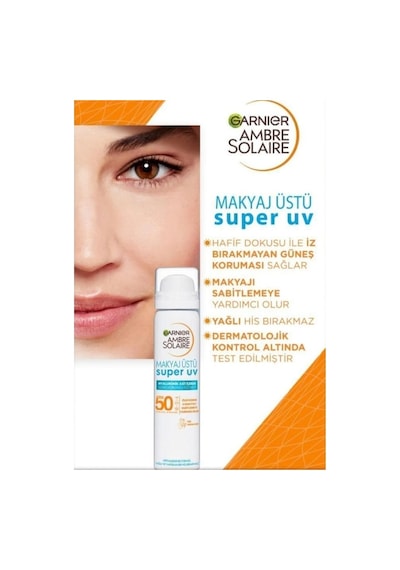 Garnier Ambre Solaire Over Make Up Super Uv Protection Mist Spf50 75ml