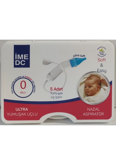 İme Dc Nazal Aspiratör Ultra Yumuşak Uçlu +5 Yedek 5048 İme Dc Nazal Aspiratör Ultra Yumuşak Uçlu +5 Yedek 5048
