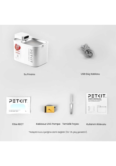 Petkit Eversweet Max 2 Uvc Akıllı Su Pınarı Petkit Türkiye Garantili