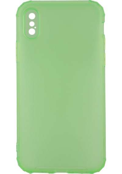 Nettech - Apple Uyumlu iPhone X Kamera Korumalı Arka Koruma Kılıf - Sarı Sari