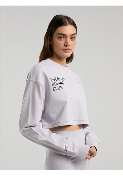 Everlast Boxing Club Wmn Oversize Uzun Kollu Lila Kadın Tişört Lila