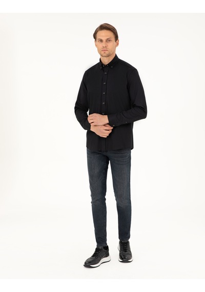 Pierre Cardin Erkek Siyah Gömlek Desenli 50292553-vr046 Siyah Pierre Cardin Erkek Siyah Gömlek Desenli 50292553-vr046 Siyah
