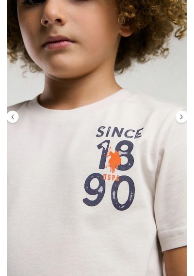Aykidsclup U.s. Polo Assn Erkek Çocuk Bermuda Takım 2054- Krem