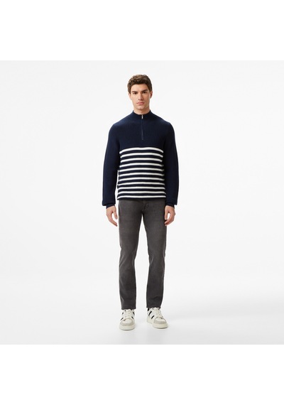 Nautica Erkek Lacivert Classic Fit Kazak Çizgili S57216t Lacivert