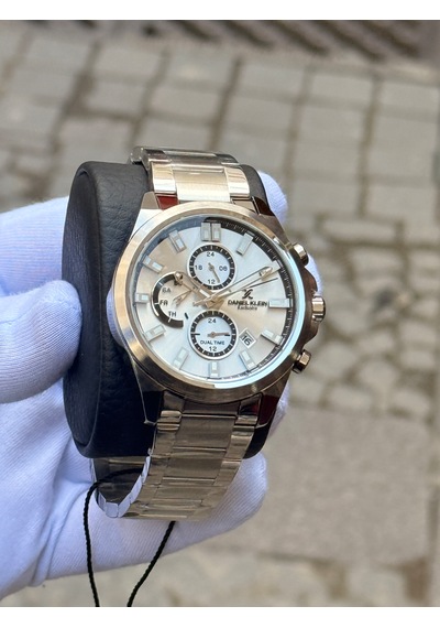 Daniel Klein Erkek Kol Saati Paslanmaz Çelik Kordon Özel Seri King Size Gümüş