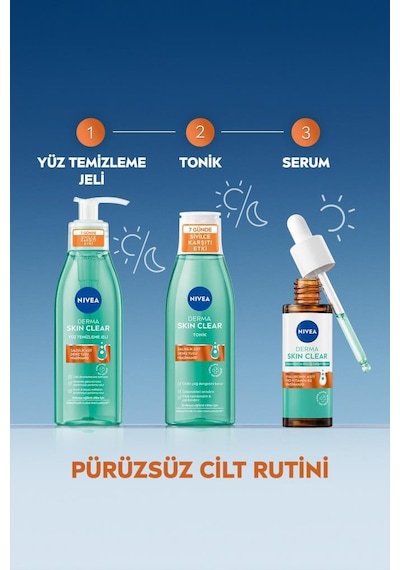 NIVEA Derma Skin Clear Dengeleyici ve Sivilce Karşıtı Serum 30 ML