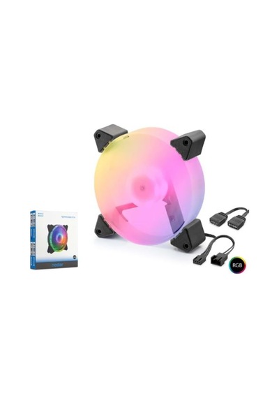 Nodar Nd2665 Kasa Fanı Argb 120 Mm Siyah