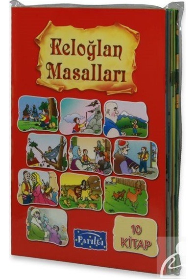Keloğlan Masalları +7 Yaş ve Üzeri Renkli Resimli 10 Kitap Se...
