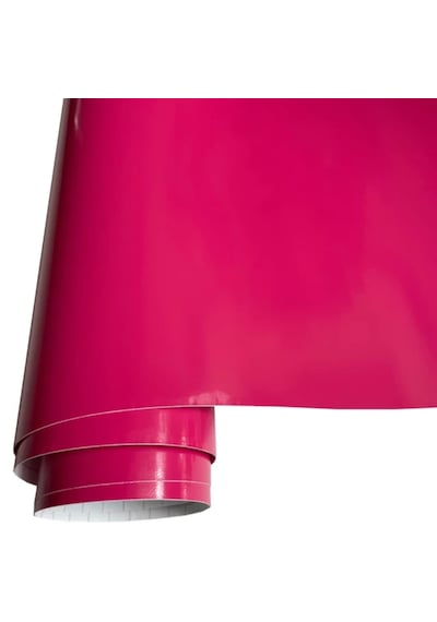 Pembe Renk Dayanıklı Araç Motor Mobilya Folyosu 126cm X 30 Cm