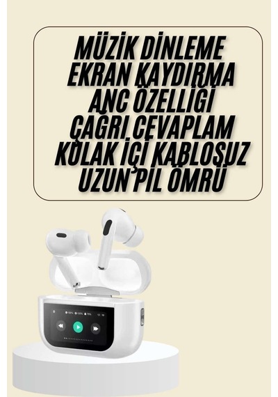 Dokunmatik Ekranlı Bluetooth Kulaklık Tws İos Android Tüm Telefonlara Uyumlu Kulaklık Mh-hs0016-8514