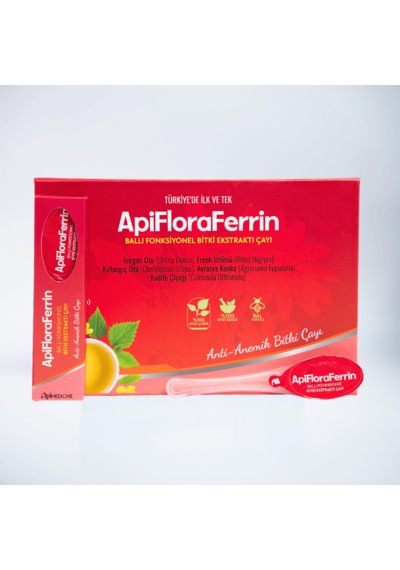 Premium Apifloraferrin Bitki Çayı Demir Desteğine Yönelik Yoğun Ekstraktlı Fonksiyonel Çay