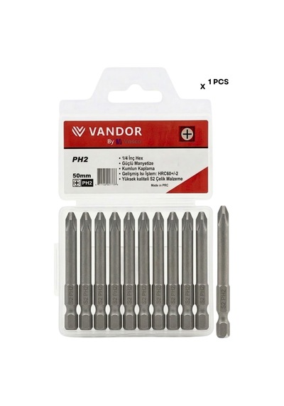 Bits Uç Matkap Ucu Tornavida Ucu Vidalama Ucu S2 Yüksek Kalite Çelik Sph2 50 - 637962027921
