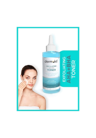 Dermokil Exfoliating Aha+Bha Niacinamide Tonik 200 ML
