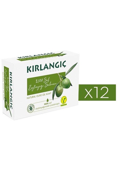 Kırlangıç Zeytinyağlı Katı Sabun 12 x 125 G