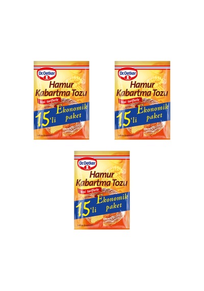 Glutensiz Hamur Kabartma Tozu 15'lix3 Adet - 229237442