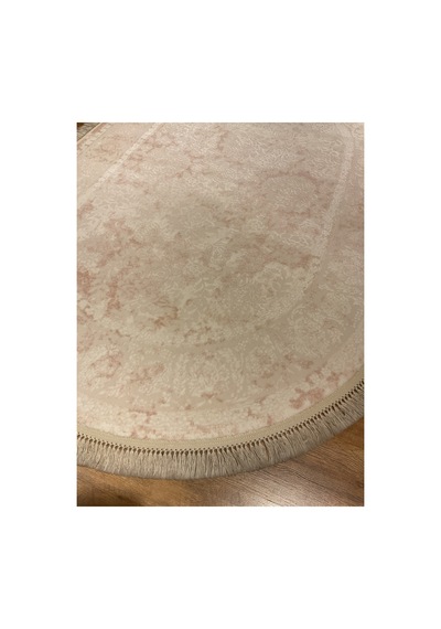 Daphne 10305a 160x230 Pembe Oval Halı Mor