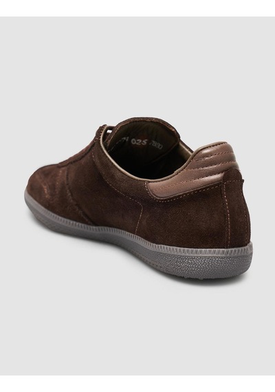 %100 Hakiki Süet Deri Kahverengi Kadın Sneaker Kahverengi