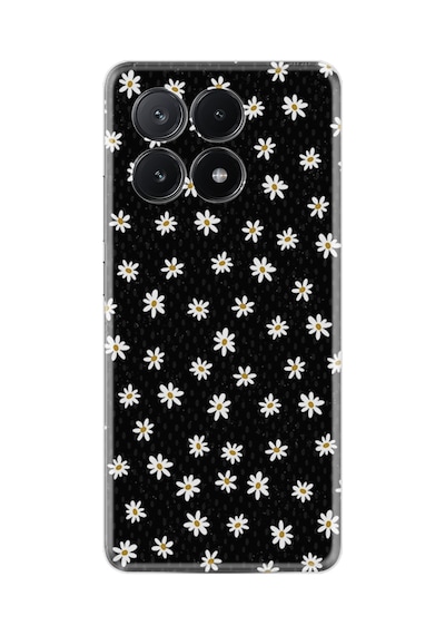 Poco X6 5g Kılıf Desenli Silikon Platinium Series Papatyalar 1866