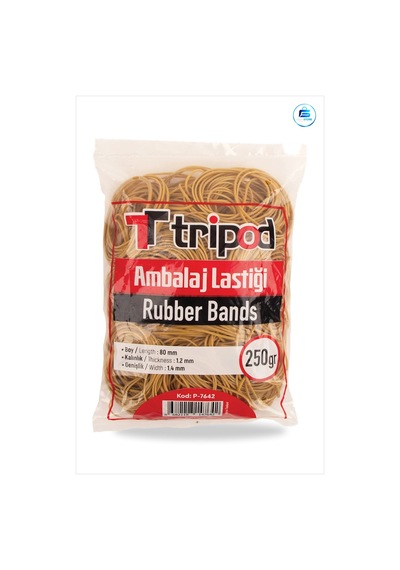 Paket Lastiği 250 Gr Ambalaj Boy 80 Mm Paketleme Ve Sabitleme İşl