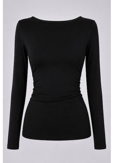 Trender Basic Siyah Kadın Bluz 620