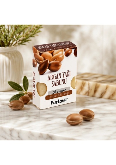 Argan Yağı Sabunu Doğal El Yapımı 100g-3 Adet Karışık