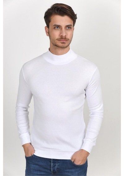 Erkek Yarım Balıkcı Slim Fit Sweatshirt Spr 2019k20 001