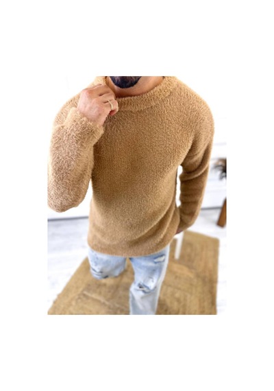 Elku Moda Kazak Oversize Tüylenmez Polar Kazak Bol Kesim Naturel Pamuk Rahat Kesim Salaş Peluş Kazak Taba Elku Moda Kazak Oversize Tüylenmez Polar Kazak Bol Kesim Naturel Pamuk Rahat Kesim Salaş Peluş Kazak Taba
