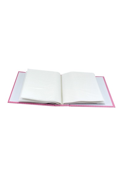Bebek Fotoğraf Albümü Kutulu, 40 Resimlik - Pembe Biberon