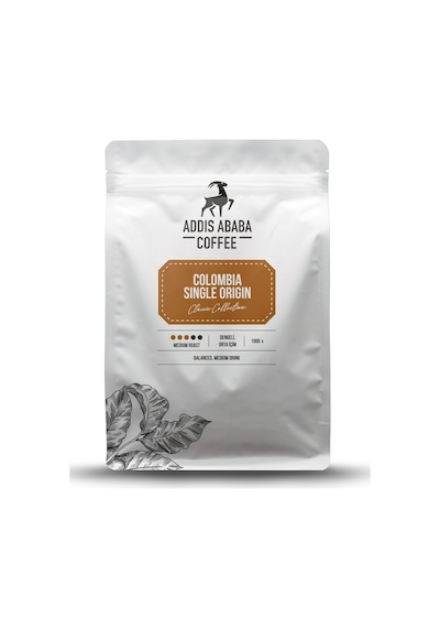Addis Ababa Coffee Kolombiya Single Origin Kahve 1 KG Moka Pot