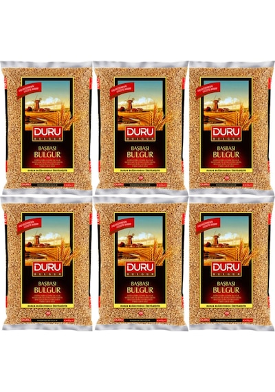 Bakliyat Bulgur 1 Kg Başbaşı Pilavlık X 6 Paket