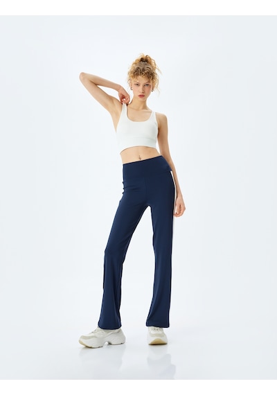 Koton Normal Bel İspanyol Paça Slim Fit Spor Tayt Lacivert 5wak40321nk Lacivert Koton Normal Bel İspanyol Paça Slim Fit Spor Tayt Lacivert 5wak40321nk Lacivert