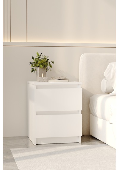 Aeka Ae-2021 Duru Beyaz 2 Çekmeceli Komodin Yatak Odası Başucu Sehpası Çekmeceli Dolap 40 51x42,3 Cm Aeka Ae-2021 Duru Beyaz 2 Çekmeceli Komodin Yatak Odası Başucu Sehpası Çekmeceli Dolap 40 51x42,3 Cm